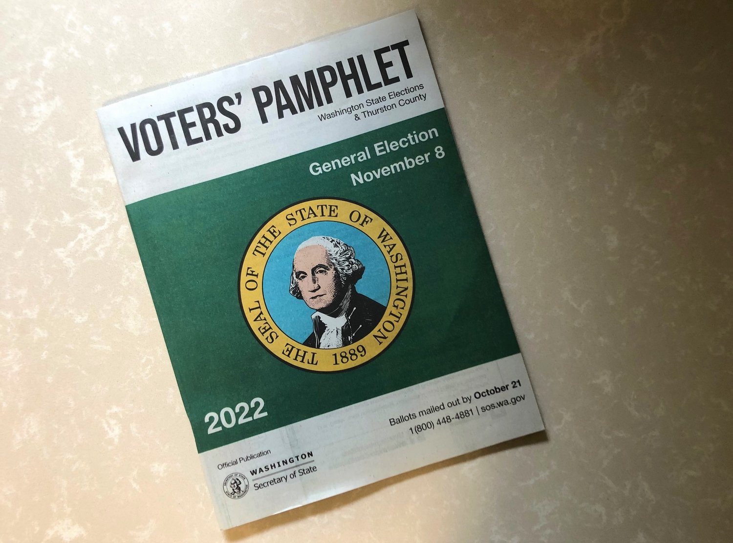 Local voting pamphlets and ballots are already arriving for General Election for Thurston County.